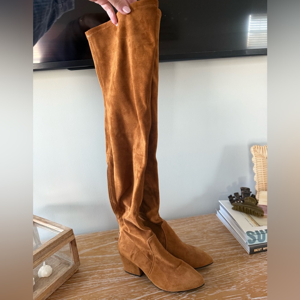 Marlo Goodnight Macaroon over the knee boots